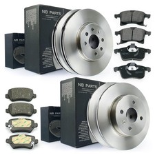 Bremsscheiben Bremsbeläge vorne hinten für Opel Combo Tour Meriva 4-Loch
