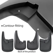 4PCS Mudguards Splash Guards Mud Flaps For 2009-2018 Dodge Ram 1500 2500 3500