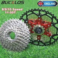 ​BUCKLOS Road MTB Bike Cassette 8/9/10 Speed 11-50T Sprocket Cog fit Shimano HG