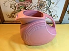 Fiesta Ware Disc Pitcher Pink/Rose Retired 7 1/4”