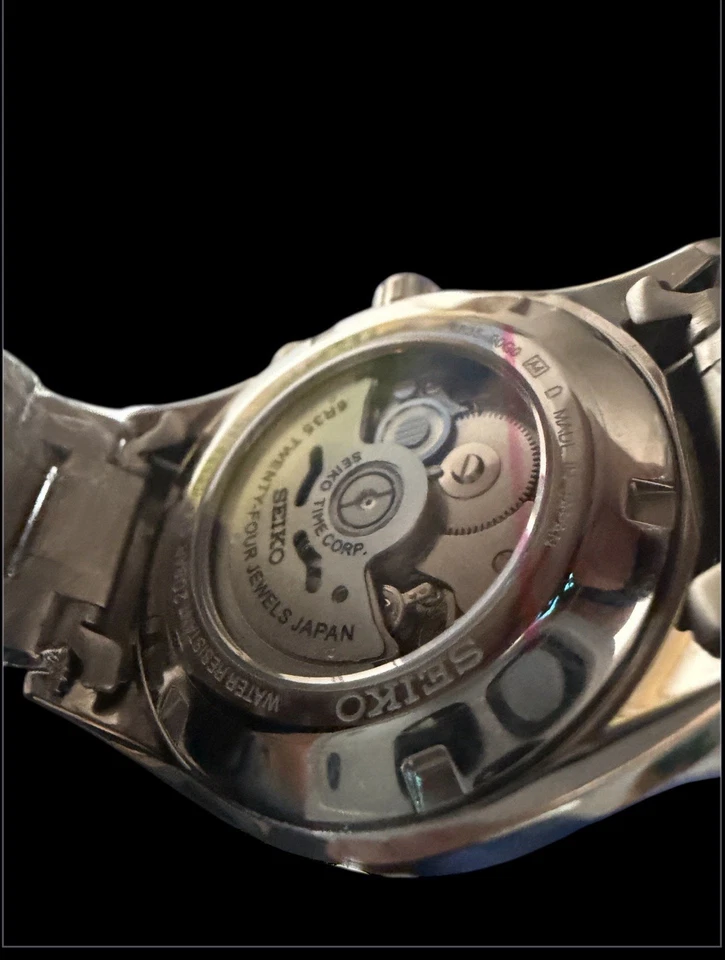 Vintage Seiko Alpinist Stunning Blue 6R36 Japan Automatic Wrist Watch Men's - Image 3 of 4