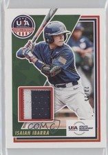 2022 USA Baseball Stars & Stripes Materials Prime 23/25 Isaiah Ibarra 0tw4