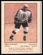 2002-03 Parkhurst Retro #21 Sergei Samsonov
