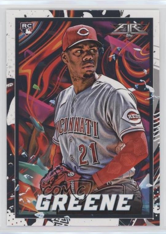 2022 Topps Fire Hunter Greene #45 Rookie RC
