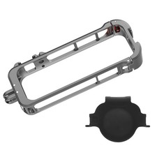 Protective Frame Case With Silicone Lens Cover Kit For Insta360 X4 Camera