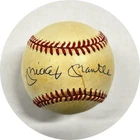 Mickey Mantle Autographed AL Brown Baseball UDA UDZ18011