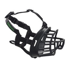 Baskerville Ultra Dog Muzzle Size 5 Black Basket Large Breed Pant Drink