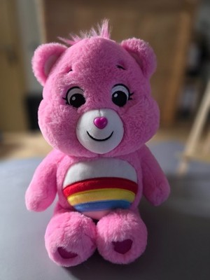 Glücksbärchen - Care Bears - ca. 35cm - rosa / Regenbogen