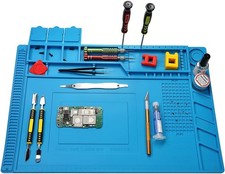 Premium Heat Resistant 932 F Silicone Soldering Mat, Large Anti Static Magnetic