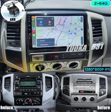 For Toyota Tacoma 2005-2015 Android 13.0 Car Radio Stereo GPS WIFI Apple Carplay