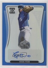 2020 Leaf Metal Draft Blue Rainbow 30/35 Erick Pena #BA-EP1 Auto 5m1