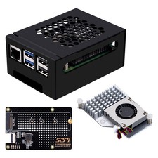 Metal Case N07 PCIe M.2 MKey NVMe SSD Board For Raspberry Pi 5 Cooler