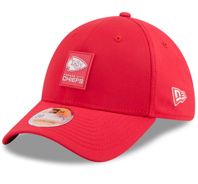 NEW ERA Kansas City KC Chief 2025 Sideline 39Thirty Red Men M/L Flex Stretch Hat