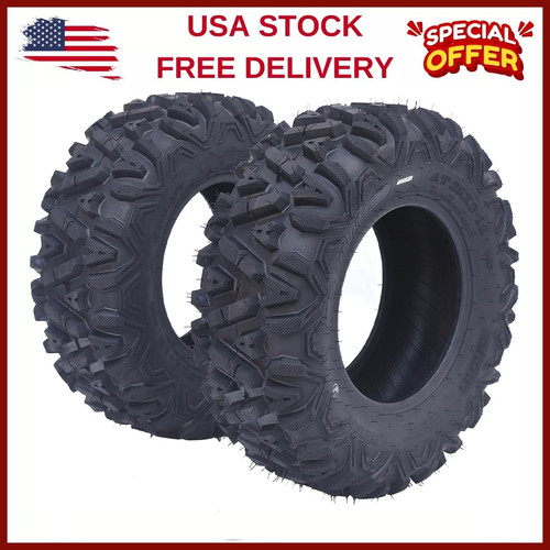 2Pack 24x9-11 24x9-11 ATV Tires,6PR All Terrain 24x9-11 ATV/UTV Trail Sand Tires
