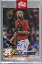 2019 Topps 45/99 Mike Fiers (2018 Topps) #18T-184 Buyback Auto 0a6