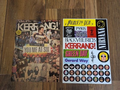 Kerrang! 1589 10 Years of You Me At Six, 36 Band Logos/Emojis, Kurt Cobain