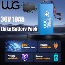 UUG Lithium Ebike Battery 36V 10AH for 36V 200W-1000W Bicycle Bike Motor 30A BMS