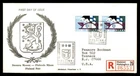 Mayfairstamps Finland FDC 1969 Hat With Wings Coat Arms Registered First Day Cov