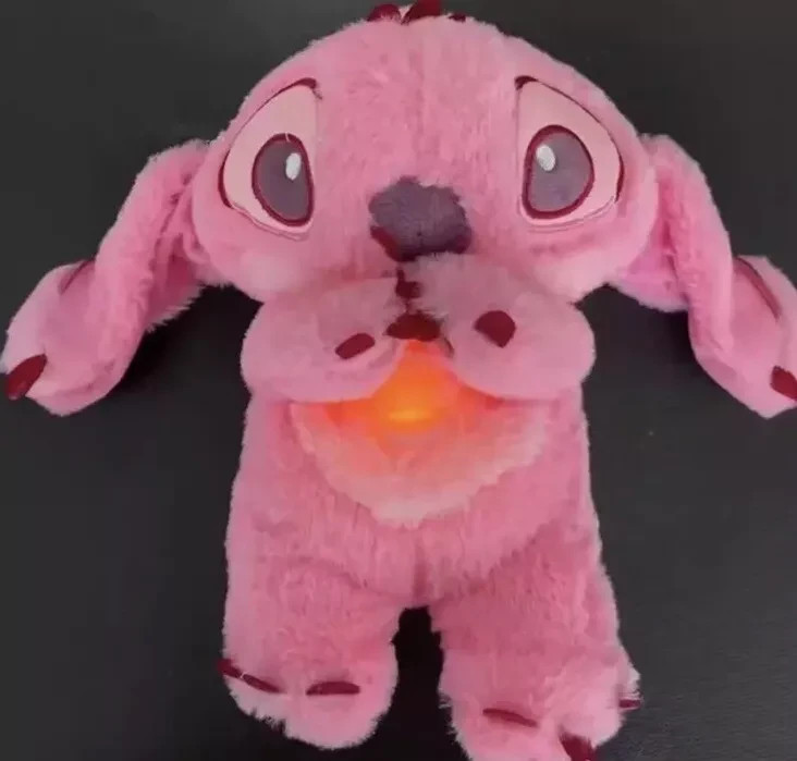 Peluche Angel respirante Stitch premium en velours hypoallergénique pour nourrisson