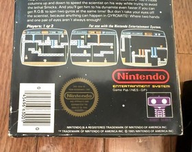 Gyromite Nintendo Entertainment System 1985 With Box 5 Screw NES