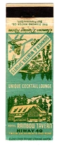 RAINBOW TAVERN matchbook matchcover - SODA SPRINGS, CALIFORNIA - HISTORIC!!!