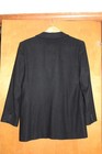 LANDS’ END Wool/Cashmere Blend Button Front Mid Length Coat Black / SIZE 12 — photo 2