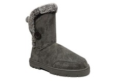 Ladies Tall Snow Boots Womens Winter Fashion Warm Cosy Wool Boots Size 3 4 5 ...