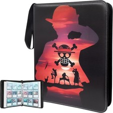 Trading Card Binder One Piece Cards Waterproof 1080 Capacity Sleeve Organizer