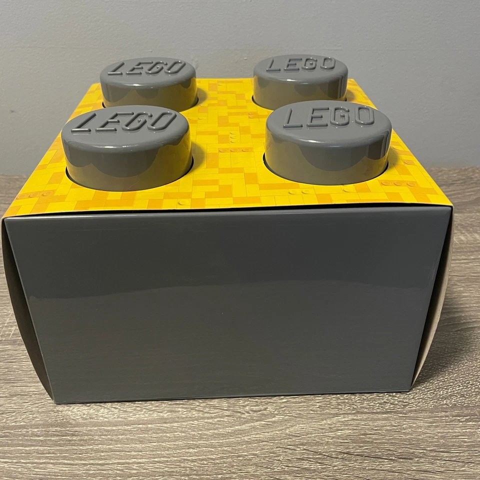 LEGO Brick Drawer 4 Knob Gray Block Storage New In Box Kid's Toy - Image 3 of 4