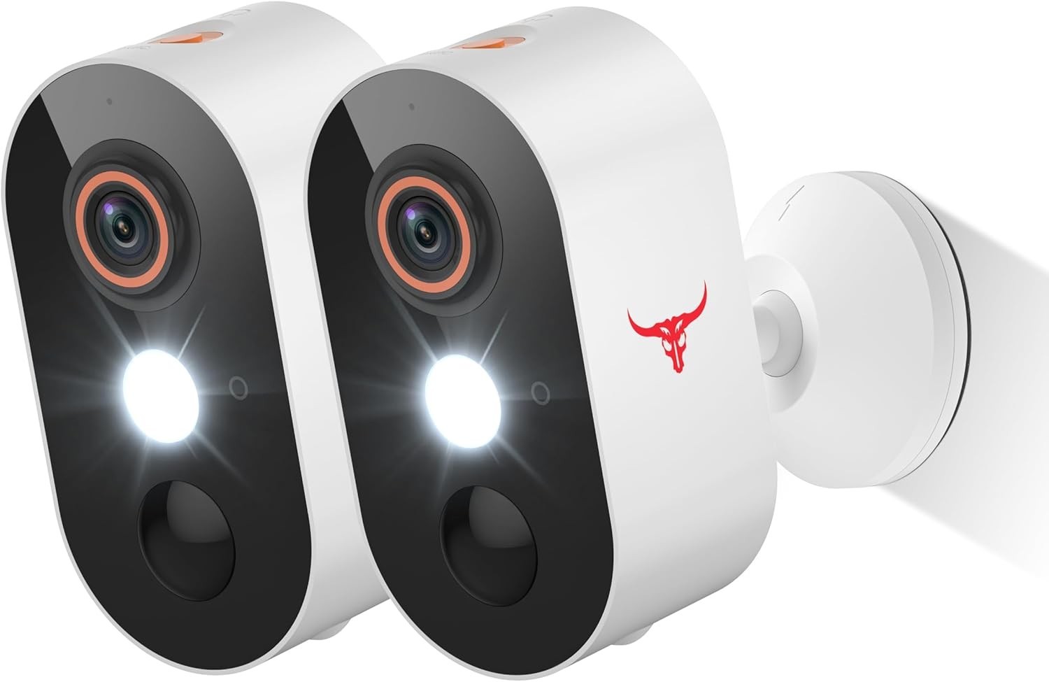 2 Pack Wireless Security Camera System Smart Night Vision Ou