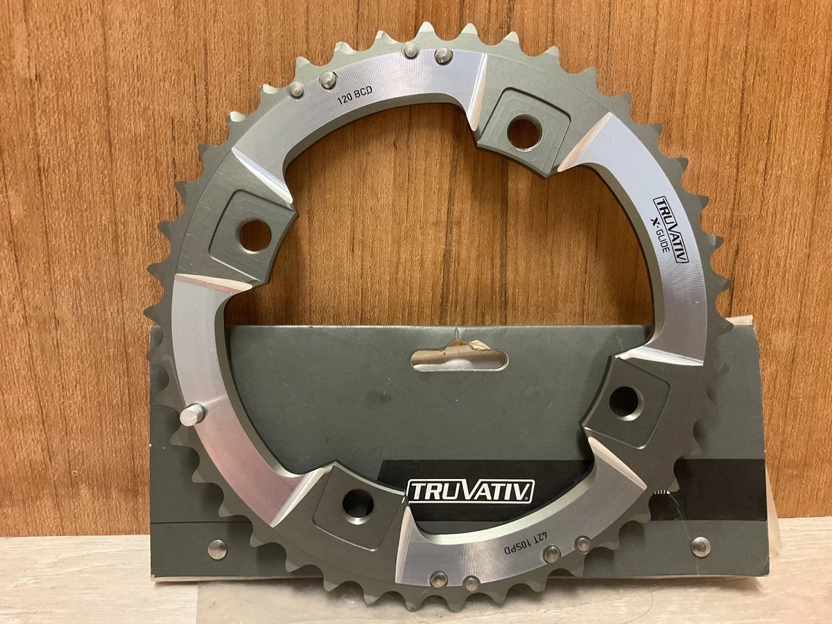 NOS SRAM Truvativ kettenblatt XX 42T bcd 120 AL6 chainring 10s NEU f. GXP Kurbel