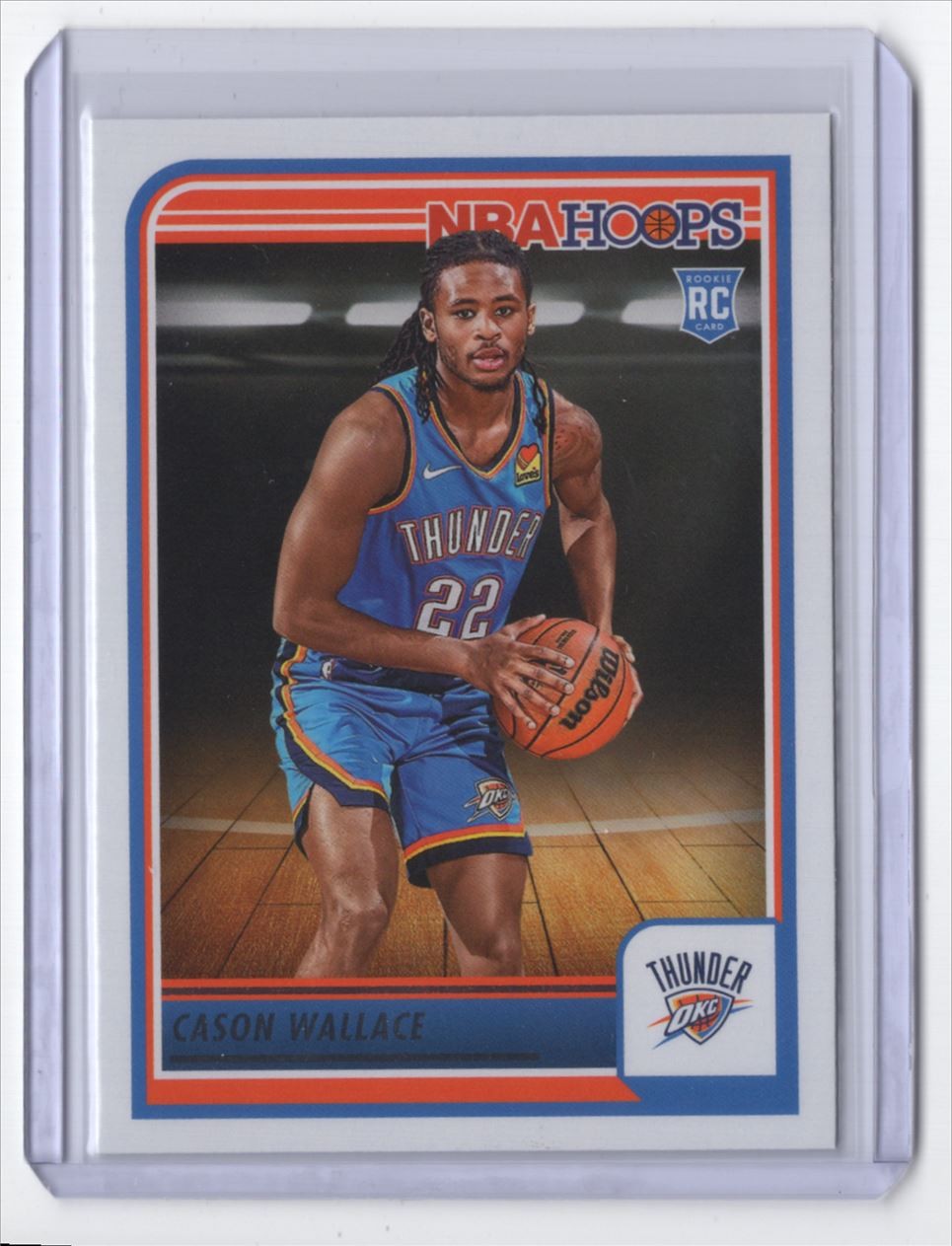 2023-24 Hoops Cason Wallace Rookie Oklahoma City Thunder #252