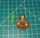 LEGO Star Wars Minifigure 'Bob' Jedi Knight (from 7163) sw0057 2002  Lightsaber