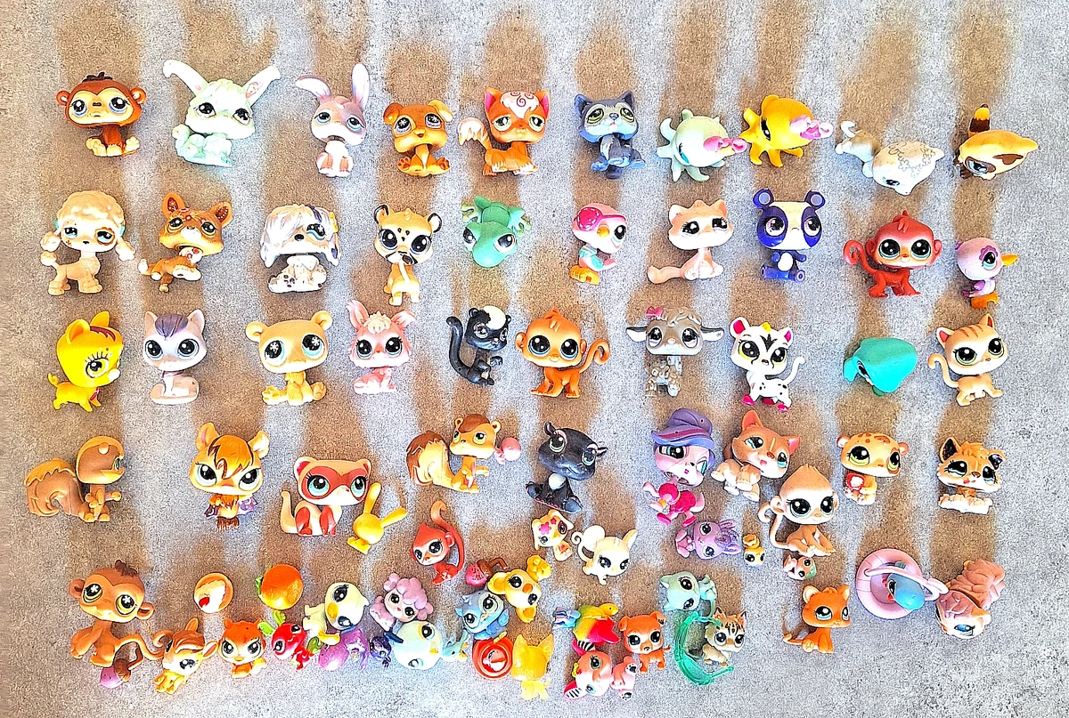 Pet Shop lot de 3 figurines LPS aimantées - Jeux & Jouets