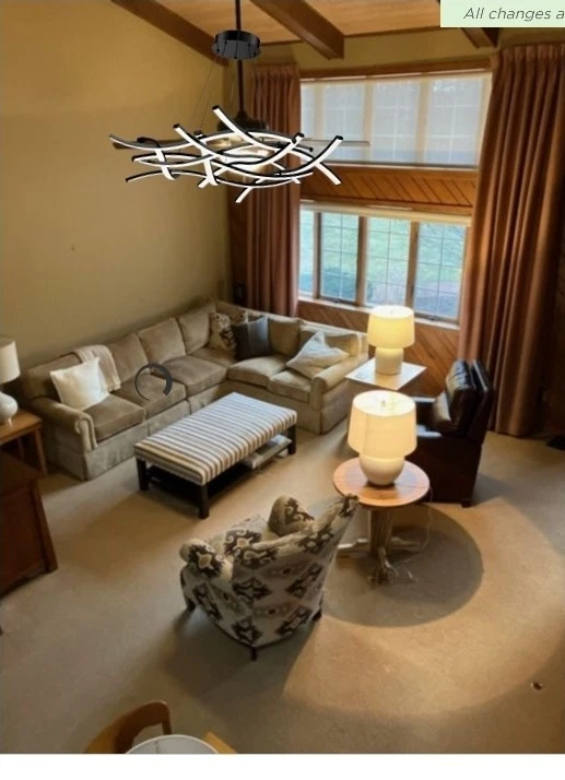 Candelabro moderno WAC Divergence 43 3/4" de largura cromado 9 luzes NOVO - Imagem 4 de 4