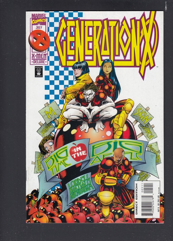 1996  GENERATION-X   #5  VF MARVEL COMICS