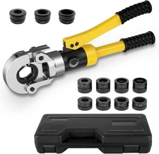 Plumbing Hydraulic Crimping Tools, Pro Press Copper Pipe Crimper Tool, Copper...