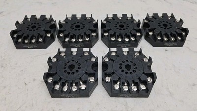 6 Pack Sigma Instruments AD115 Relay Base Socket 11 Pin 10A 300V New Lot of 6