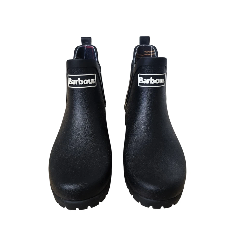 Botas Barbour para mujer talla 5 negras Wilton Chelsea impermeables a la lluvia LRF0066BK11 Foto 2 de 4