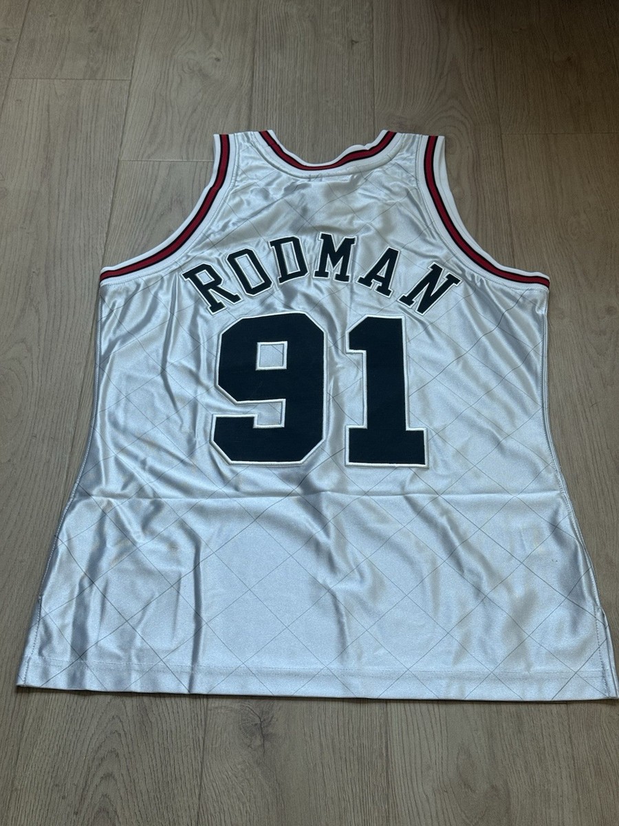 ウェア Mitchell & Ness Bulls Rodman 91 Jersey Mitchell & Ness Dennis Rodman #91 Bulls Jersey 75th Swingman M NWT