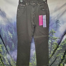 NEW Lee Riders Womens Size 8 Black Mid Rise Bootcut Stretch Jeans