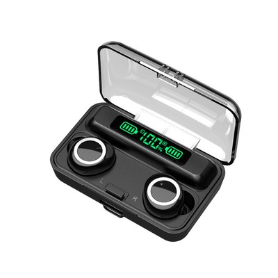 F9 Wireless TWS Bluetooth 5.1 Earbuds LED Display Power Bank Touch Control IPX7