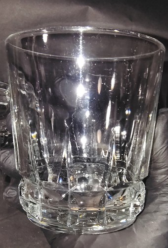 Vtg Cristal D`Arques Durand Chantelle Old Fashioned Glasses Very Good Used Pair - Picture 4 of 13