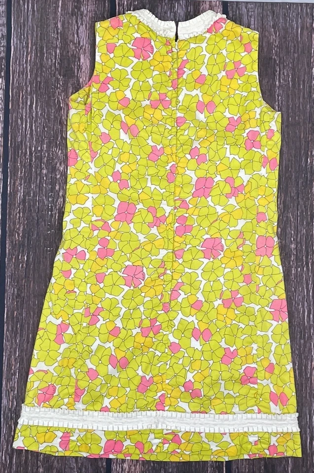 Vestido recto de colección Lilly Pulitzer The Lilly Early Generation años 60 100 % algodón usado en excelente estado Foto 2 de 4