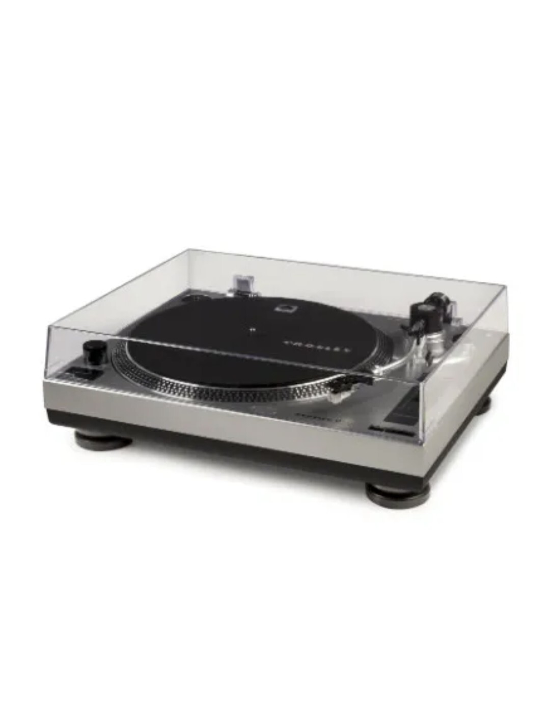 Turntable Crosley C100 Belt Drive Silver eBay