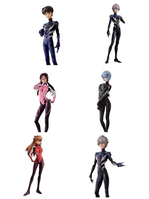BANDAI Ichiban kuji Evangelion figure Q Shinji Kaoru Rei Mari Asuka