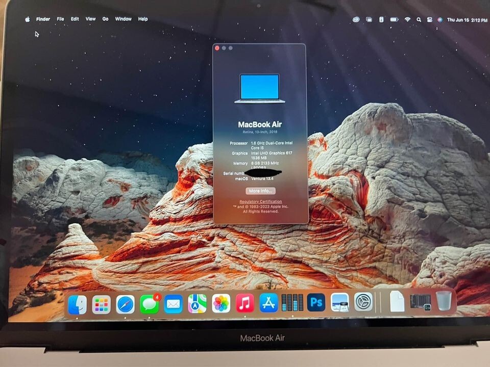 Apple MacBook Air Retina Touch ID 13