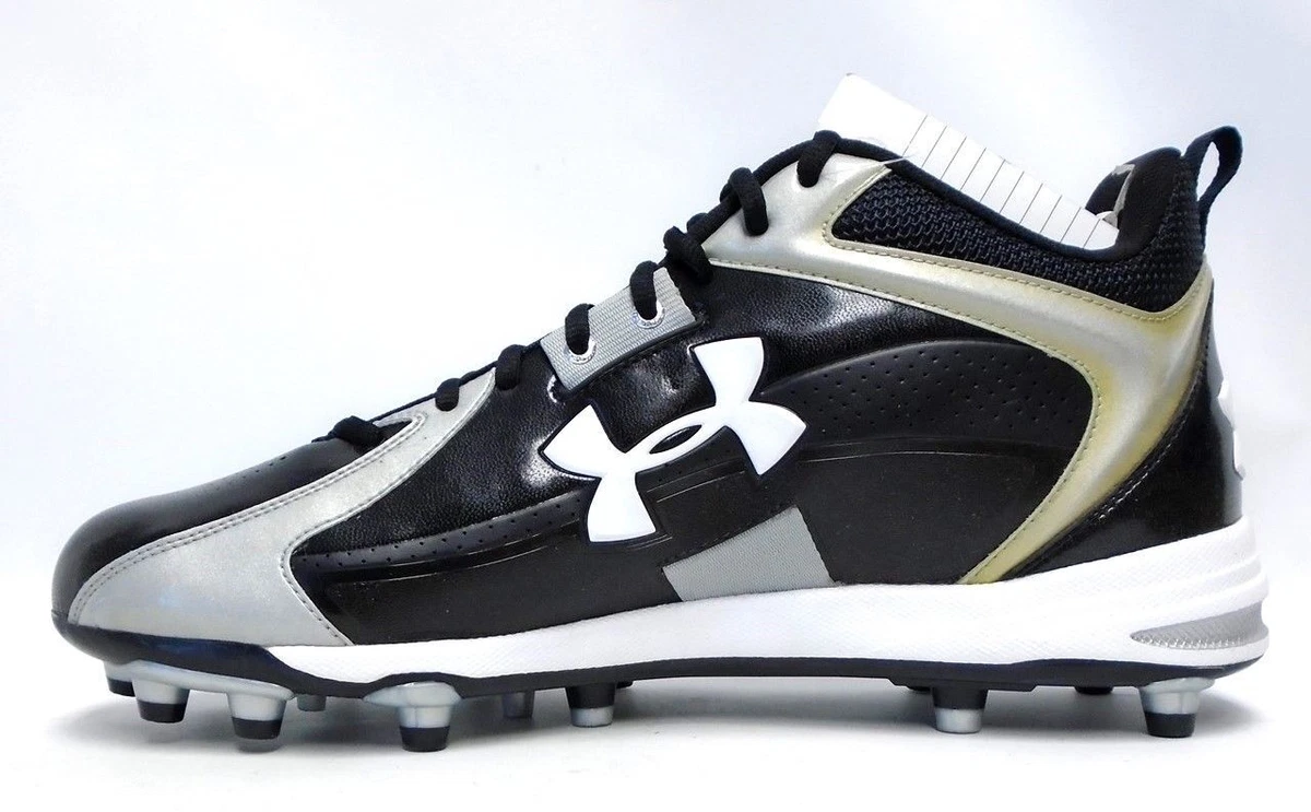 Under armour 15 US Silver Football Shoes & Cleats for Men 