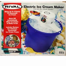 Rival Model 8420 4 Quart Electric Ice Cream Maker