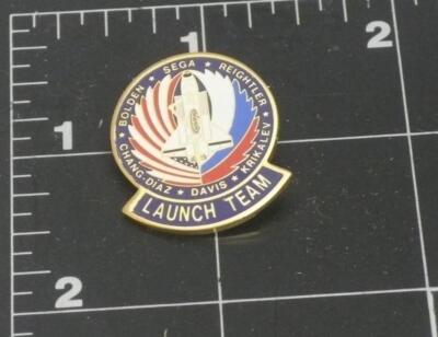 NASA STS-60 Space Shuttle Launch Team pin.